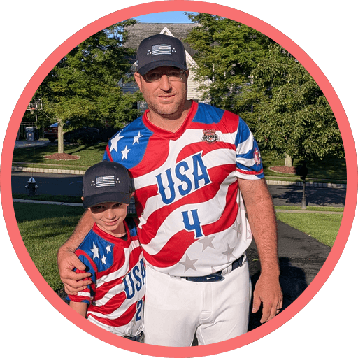 Father & Son Baseball logo